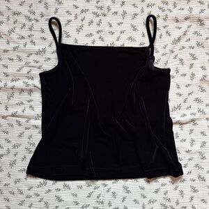 Vintage Studio Black Velvet Tank